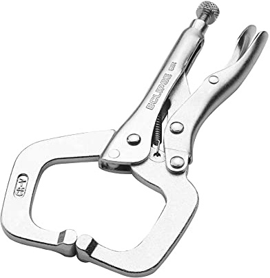 Eclipse Professional Tools E6R C-Klemmenzange mit normalen Spitzen, 150 mm, Silber