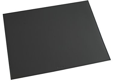 Läufer 40659 Durella Schreibtischunterlage, 52x65 cm, graphit, rutschfeste Schreibunterlage für hohen Schreibkomfort, abwischbar