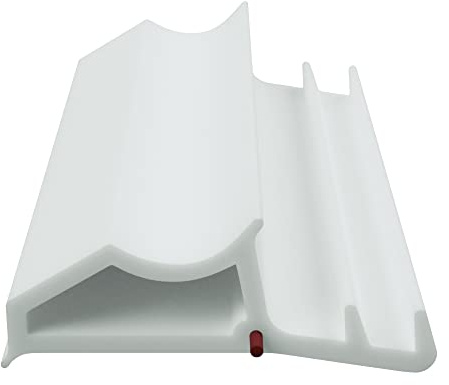 DIWARO.® Stahlzargen-Dichtung SZ003 | weiß | 5 lfm für Haus- und Innentüren. Zum Schallschutz und abdichten der Tür. Bestehend aus TPE (Thermoplastischen Elastomer)