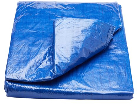 ProDec Bâche 7,2 m x 5,4 m Imperméable, Résistante, Double Couche avec Œillets, Protection de Mobilier Extérieur, Caravane, Pataugeoire, Tapis de Sol de Camping