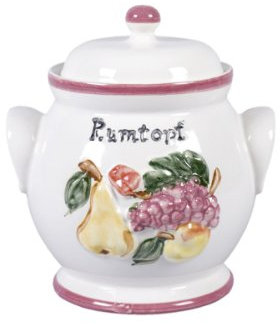 Rumtopf 4,5ltr. Früchtedekor