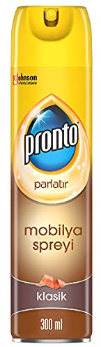 Pronto Limpiador Aerosol Classic, para Muebles, Antipolvo y Abrillantador, 300ml