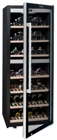 La Sommeliere Refroidisseur de vin 2 zones 126 bouteilles avec affichage numérique