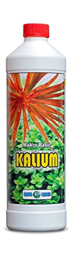 Aqua Rebell ® Makro Basic Kalium Dünger - 1 Literflasche - optimale Versorgung für Ihre Aquarium Wasserpflanzen - Aquarium Dünger speziell für Wasserpflanzen entworfen | 1 Liter Kaliumdünger für Wasserpflanzen–unterstützt eine gezielte Versorgung mit Kalium und kräftiges Wachstum im Aquarium.