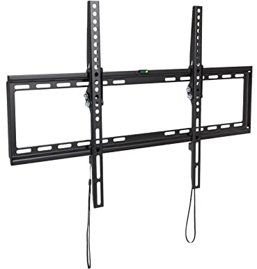 ProperAV Fixed Flat Wall TV Bracket 37 40 42 43 46 50 55 60 65 70 75 Tilt 8° VESA Max 600x400 Black