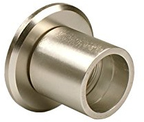 Wandlager/Wandhalterung in Edelstahl Optik für 20 mm Ø Gardinenstangen