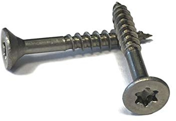 Spanplattenschrauben Edelstahl 5x35 mm - 200 Stück Holzschrauben A2 Torx Senkkopf