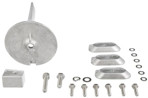 Quicksilver Bootsmotor Teile und Zubehör 8m6007993 Aluminiumanoden-Kit – Yamaha 4t Außenborder 40–60 PS Marine-Produkt, Nicht spezifiziert, Unspecified