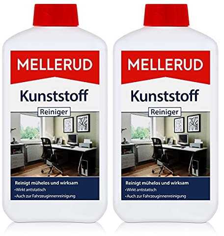 2x MELLERUD Kunststoffreiniger 0,5L Set Kunststoff Reiniger Fenster