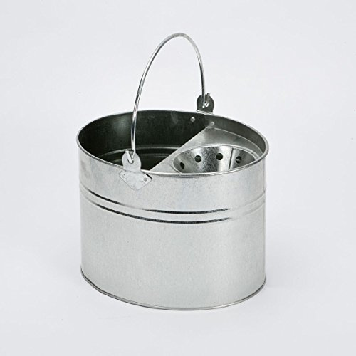 Highlands Galvanised Mop Bucket Heavy Duty Durable Commercial Industrial Kitchen Bathroom Home Floor Cleaning