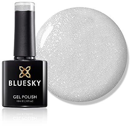 BLUESKY 80535 Vip UV/Gel Nail Polish, 10 ml, Silver