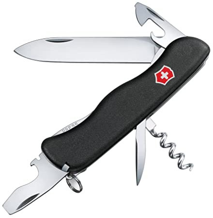 Victorinox, Picknicker, Coltello Svizzero, Originale, Multiuso, Campeggio, 11 Funzioni, Lama, grande, Apriscatole, Bloccabile