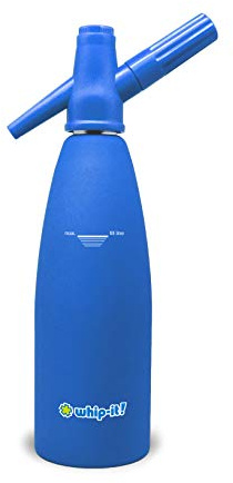 1 L Whip-It! Soda Siphon, Blue