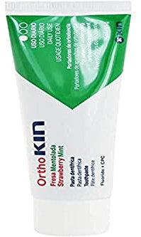 Ortho Kin Pasta Dental Para Brackets Ortodoncia (75 milliliters) ~ Flúor Vitamina Sin Alcohol
