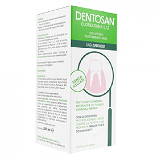 Dentosan Clorexidina 0,12% Collutorio Trattamento Mese 200 ml