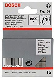 Bosch 1000x Feindrahtklammern, Typ 53/14S | Länge 14 mm,