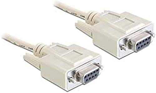 Delock Kabel Seriell Nullmodem 9 Pin Buchse / Buchse 3 m