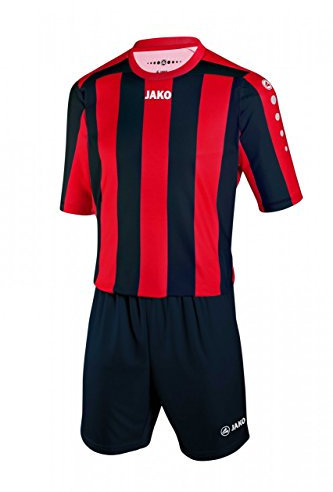 JAKO Herren Fußballtrikots KA Trikot Inter, Rot/Schwarz, L, 4262