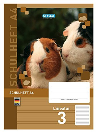 Stylex 29803 Schulheft Din A4 mit Lineatur 3