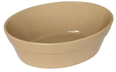 Olympia Stoneware Oval Pie Bowls 161 x 116mm 395ml (Pack of 6) | Rustic earth-toned finish adds charm, while the chip-resistant construction withstands busy commercial kitchens.