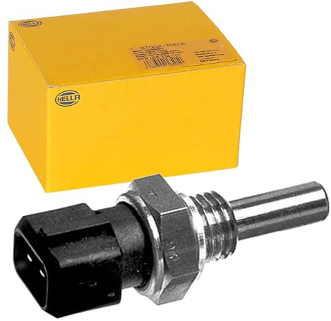 HELLA 6PT 009 107-501 Sensor, temperatura del refrigerante - 12V - 2polos - atornillado - con junta | 6PT 009 107-501 para 155 164 75 GTV