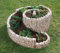 Gartenwelt Riegelsberger Große Kräuterspirale Gabione Gabionen Gartendekoration Kräuterschnecke 200 x 150 cm