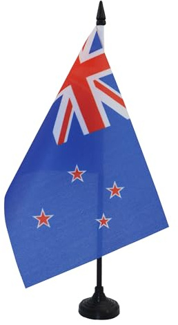 AZ FLAG Bordsflagga Nya Zeeland 21x14 cm 100D Polyester Plastfot
