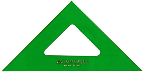 Faber-Castell 566 Geodreieck, 16 cm, Grün