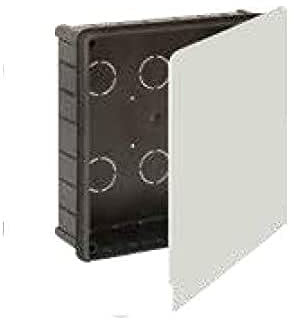 Solera 623 - Boîte de jonction et de dérivation. Installation encastrée. Couvercle griffe métallique. De 150 x 150 x 50,12 entrées pour tube Ø 32.