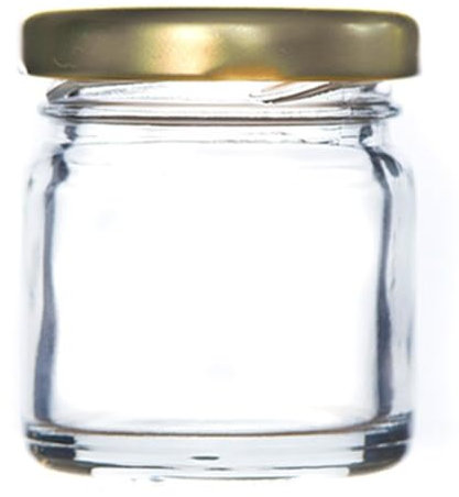 Pack of 100 41ml Mini Glass Jam Jars (1.5oz) including Twist Off lids - Perfect for Jam, Marmalade, Preserves, Sample Pots and more.