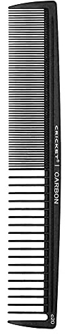 Cricket C20 Professional Stylist All-Purpose Carbon Cutting Hair Comb - Heat-Resistant Hair Combs for Women, Men & Stylists, Ideal for Precision Cutting, Styling, Parting and All Types