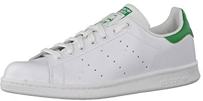 adidas Originals Stan Smith M20324, Unisex-Erwachsene Low-Top Sneaker, Weiß (Running White/Running White/Fairway), EU 39 1/3