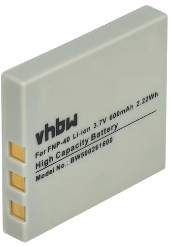 vhbw Batterie Remplacement pour Kodak Klic-7005 | pour appareil photo (500mAh, 3,6V, Li-ion)