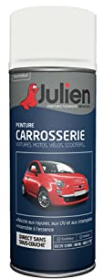 Julien Peinture Aérosol Relooking pour Carrosserie - Voitures et 2 roues - Blanc Banquise 37127 400ml