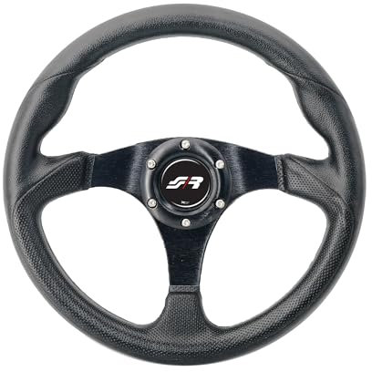 Simoni Racing BPU320N Barchetta Universal Steering Wheel, Schwarz