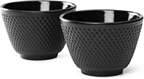 Bredemeijer G004Z Asia Jang Set de 2 Tasses à Thé Fonte Noir 100ml