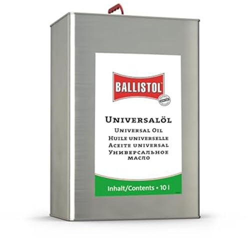 BALLISTOL 21170 Universalöl, Rostschutz, Schmieröl, Pflegemittel, Kanister | Flüssiges Universalöl, Mehrzwecköl, Allzwecköl, Kriechöl, Pflegeöl, verharzt nicht, harz- und säurefrei, Reinigungsmittel