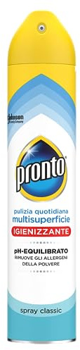 Pronto Spray Multisuperficie Igienizzante - Formula con pH-equilibrato, Formato da 300ml