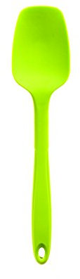 Kochblume Flexlöffel S |Premium-Silikon & BPA frei| Hitzbeständig | Spülmaschinenfest | 20cm | Farbe: limette