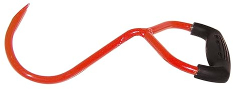 STUBAI Packhaken 673681 | 450 g Packhaken (420 g) | Forstwerkzeug zum Heben & Wenden | vergüteter Stahlhaken | ergonomischer 90° D-Griff, rutschfest | für leichte Arbeiten