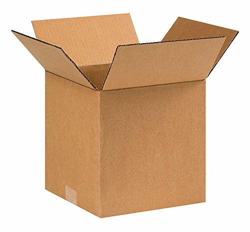 Aviditi 999 Cube Corrugated Cardboard Box 9 L x 9 W x 9 H, Kraft, for Shipping, Packing and Moving (Pack of 25)