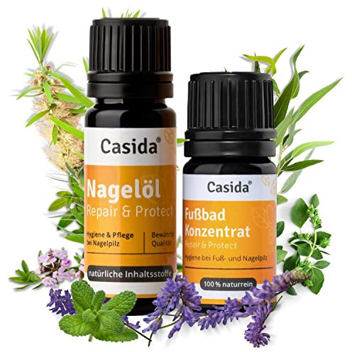 Nagelöl + Fußbad Konzentrat Repair & Protect Kombipackung