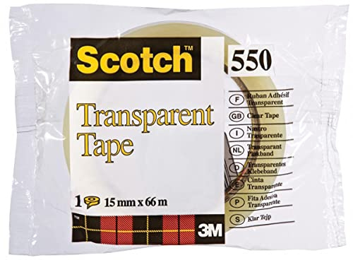 Scotch - 1 Ruban Adhésif transparent Rocket, 15mmx66m - Réf. 550
