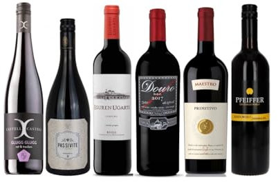 The Wine Guys Probierpaket Europa Rotweinreise, Verschiedene, 6 x 0,75 l