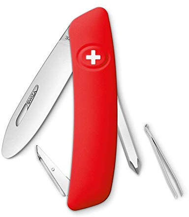 SWIZA Kinder-taschenmesser Schweizer Messer J02 JUNIOR rot, blau, M, 1012453410