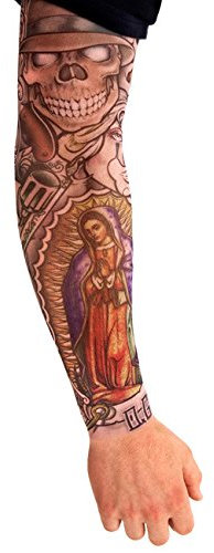 Tattoo Ärmel Gangster haut bunt M