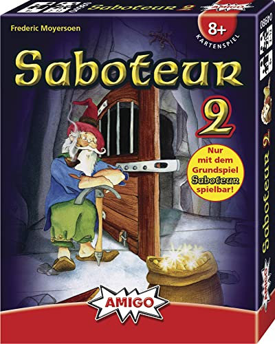 AMIGO 04980 - Saboteur 2, Kartenspiel, Ab 8 Jahren, Blau,grüne