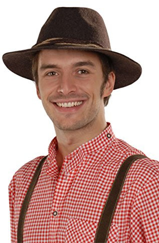 Faustmann Hüte Herren Tiroler Hut braun 'Willi', braun, 59
