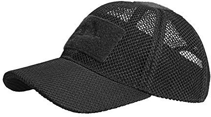 Helikon Casquette de Baseball en Maille Noir