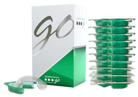 Opalescence Go 10% - Prefilled Teeth Whitening Trays Kit (10 Treatments) - 10% Hydrogen Peroxide - Mint Made by Ultradent Products. Go Teeth Whitening Kit -Mint- GO10-5193-1